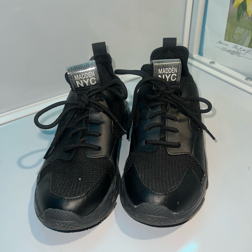 Madden NYC Black Sneakers